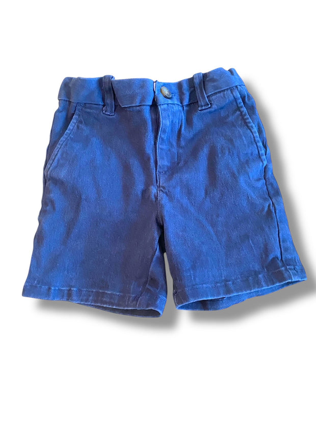 Size 3 Janie and Jack navy chino shorts Default Title / 3 / Boy
