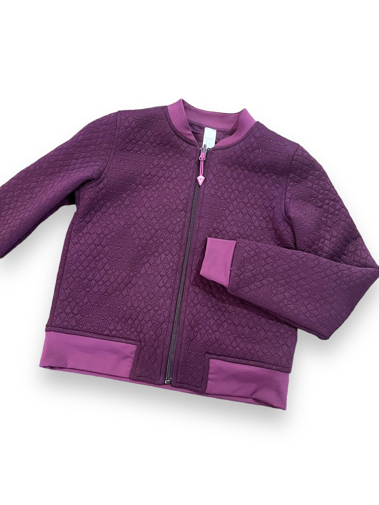 Size 8 Ivivva purple athletic quilted jacket Default Title / 8 / Girl