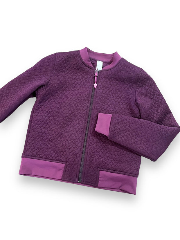Size 8 Ivivva purple athletic quilted jacket Default Title / 8 / Girl