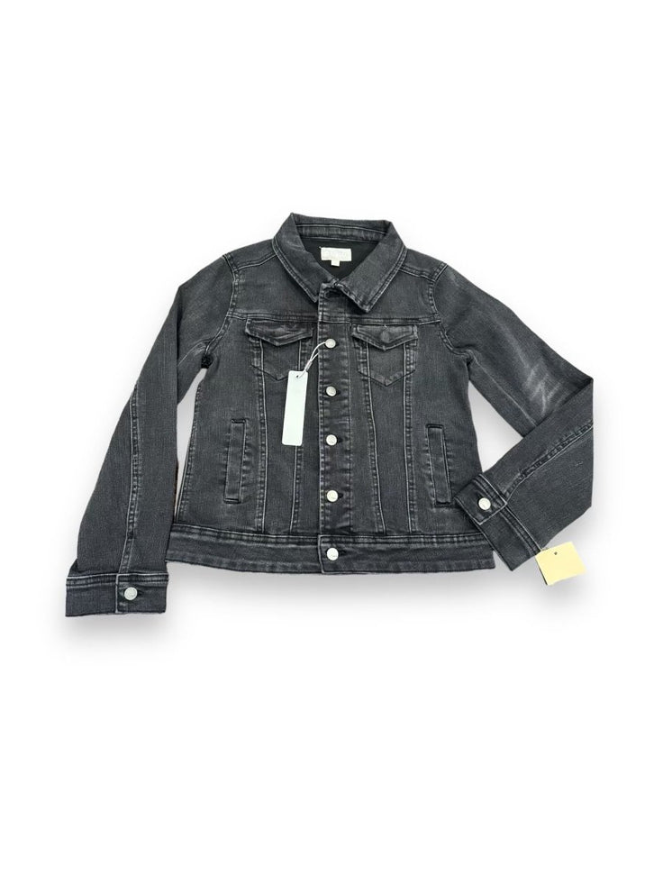 Size Medium Tractr NWT black and grey denim jacket Default Title / Medium / Girl