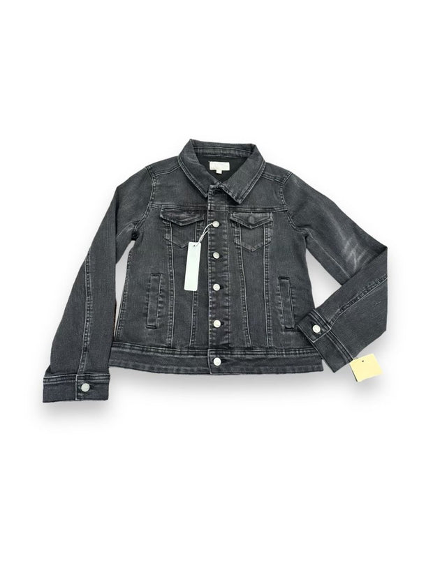 Size Medium Tractr NWT black and grey denim jacket Default Title / Medium / Girl