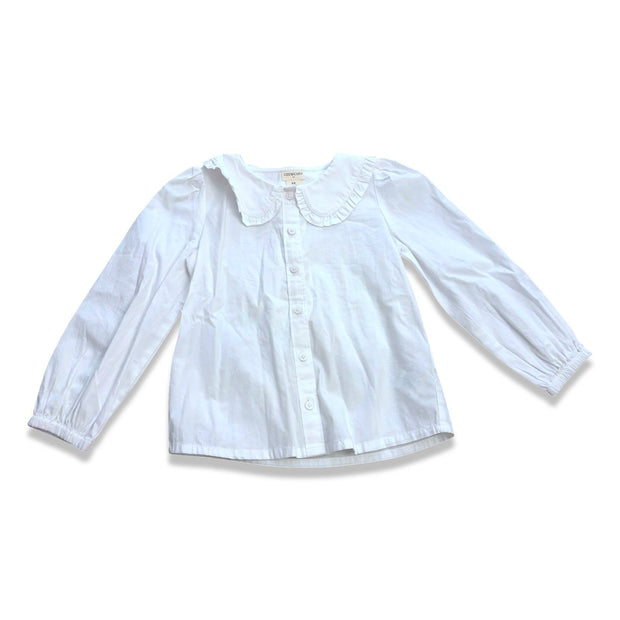 Size 4-5 Crewcuts white long sleeve blouse with collar - NWT Default Title / 5-Apr / Girl