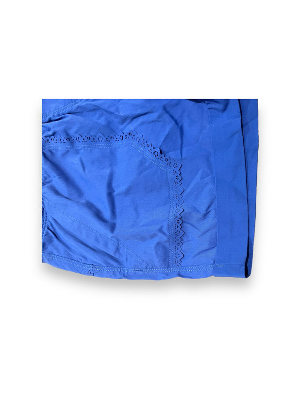 Size 12 Ivivia blue performance shorts, small spot Default Title / 12 / Girl