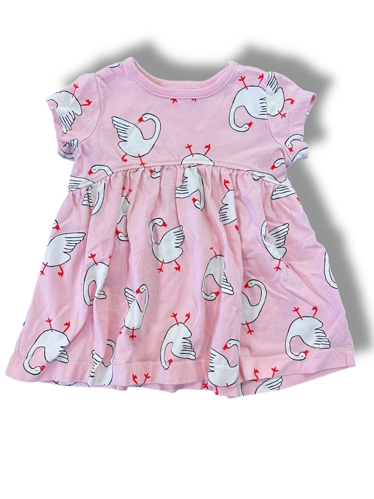 Size 3-6 month Hanna Andersson pink tunic with ducks Default Title / 3-6 month / -
