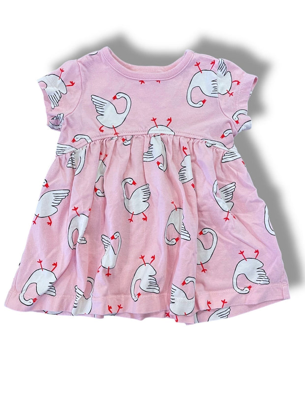 Size 3-6 month Hanna Andersson pink tunic with ducks Default Title / 3-6 month / -