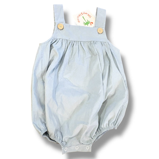 Size 2 Shrimp and grits blue corduroy bubble with buttons NWT Default Title / 2 / Boy