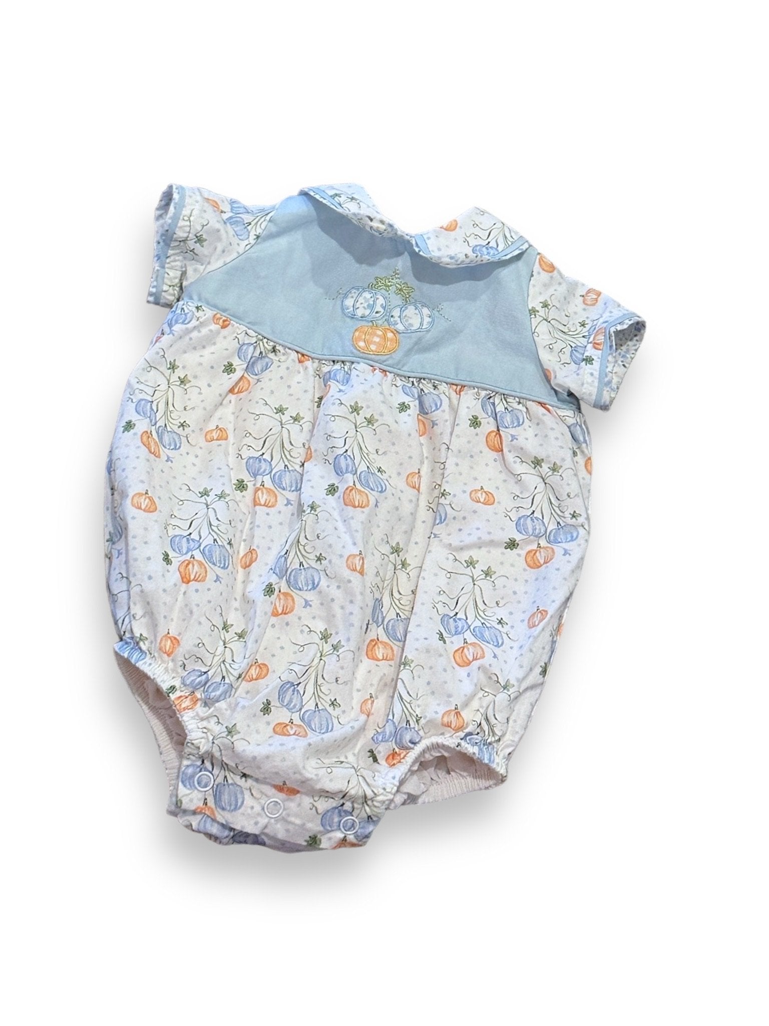 Size 6 month Dondolo blue/white pumpkin bubble Default Title / 6 month / -
