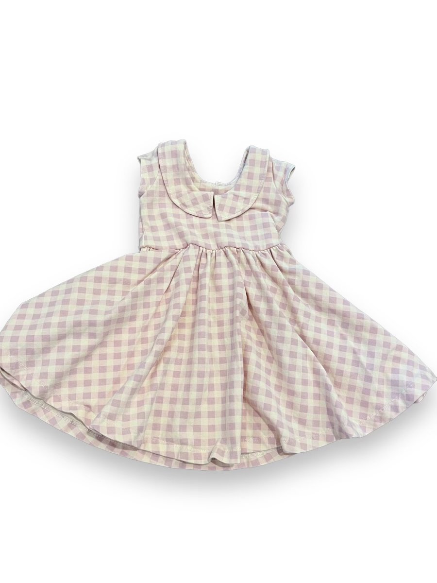 Size 3 Alice and Ames purple and white plaid dress Default Title / 3 / Girl