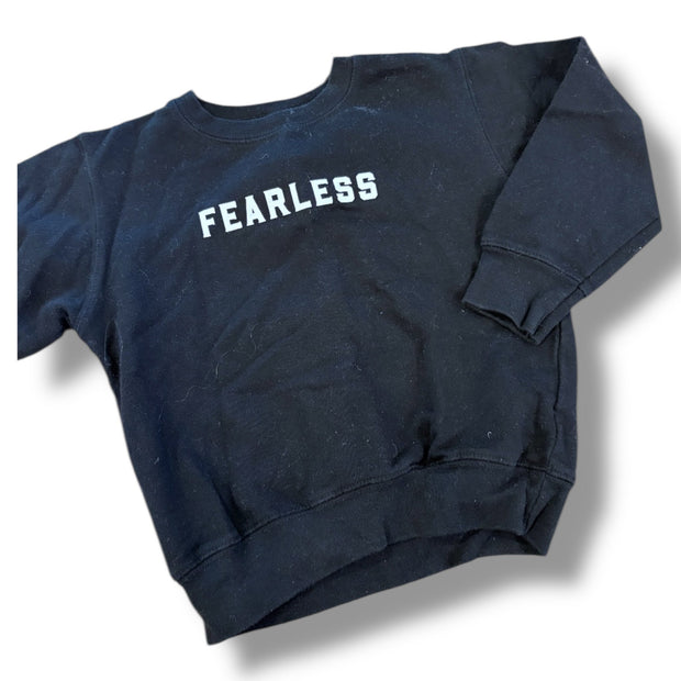 Size 4 Fearless black sweatshirt Default Title / 4 / Girl