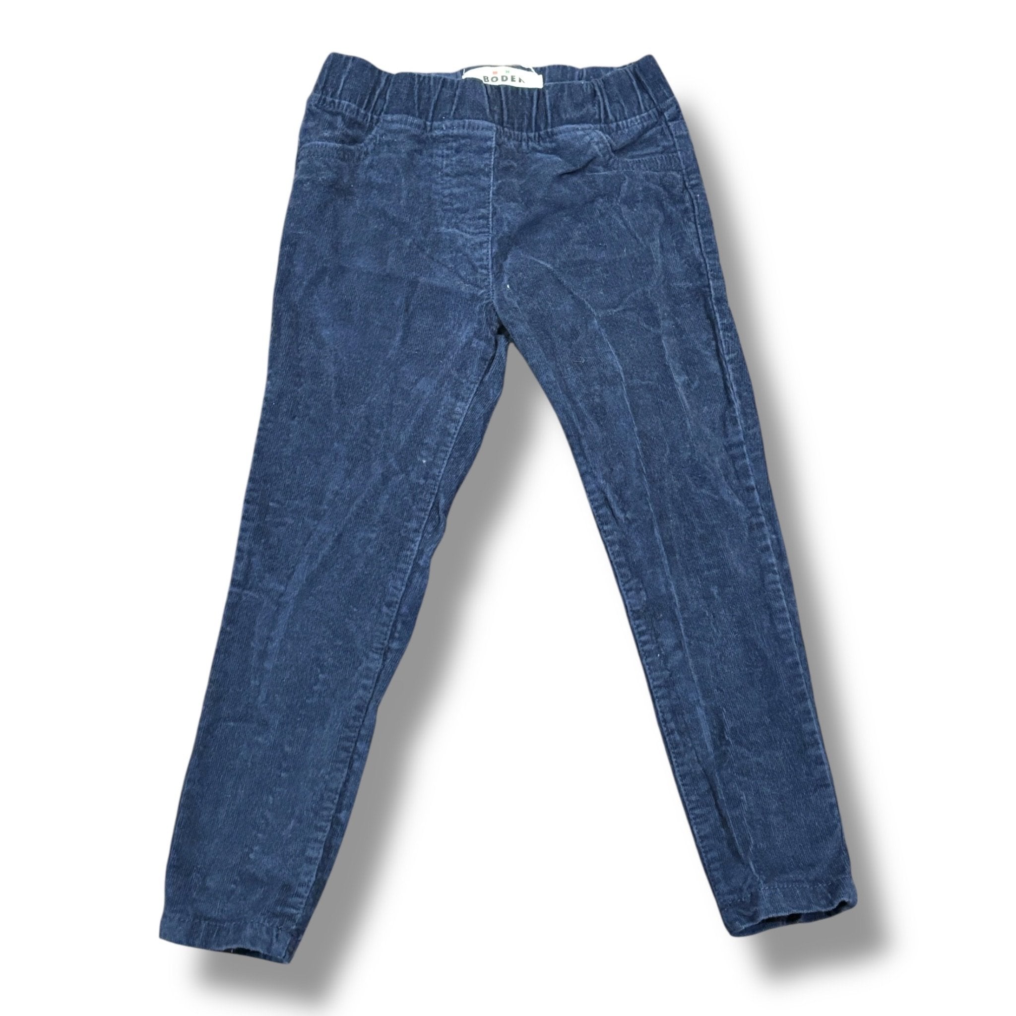 Size 4 Boden navy fine corduroy pull on pants Default Title / 4 / Girl