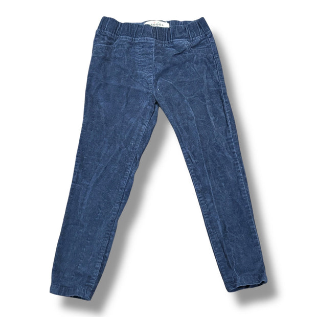 Size 4 Boden navy fine corduroy pull on pants Default Title / 4 / Girl