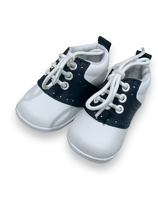 Size 1 infant Angel white/navy  saddle shoes NWOT Default Title / 1 / -