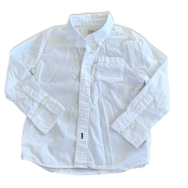Size 5 crewcuts long sleeve white button up Default Title / 5 / Boy
