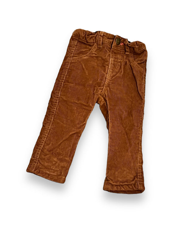 Size 3-6 month Mudpie brown corduroy pants Default Title / 3-6 month / Boy