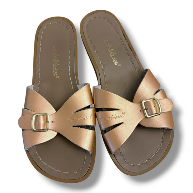 Size 3 Salt Water Sandal rose gold slides Default Title / 3 / Girl