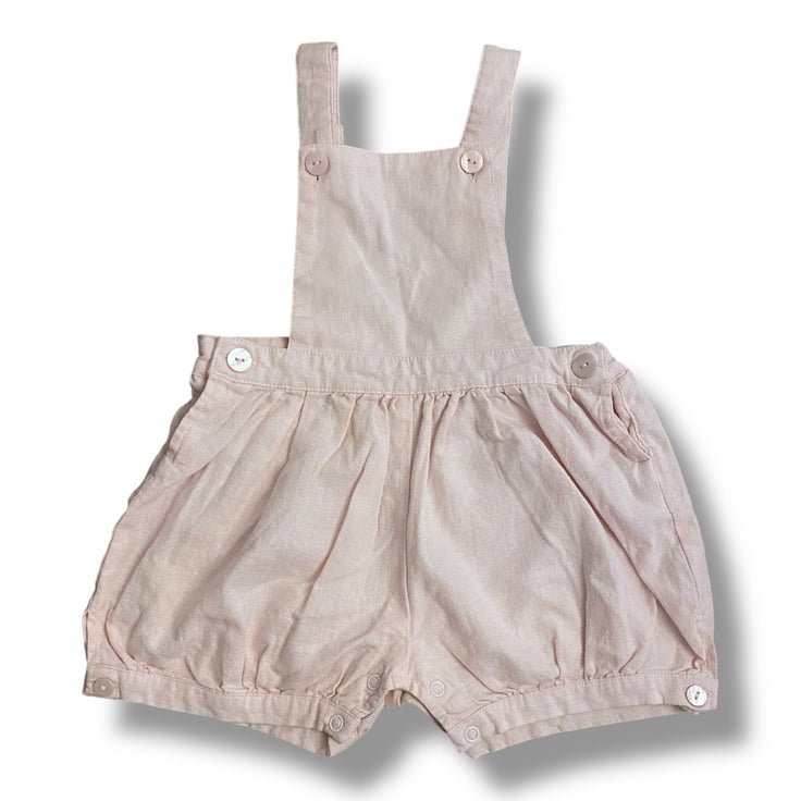 Size 18 month Wheat light pink linen bubble Default Title / 18 month / Girl