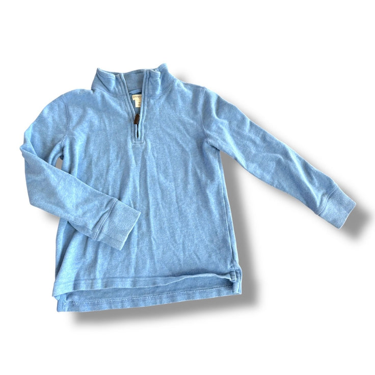 Size 6-7 Crewcuts light blue quarter zip Default Title / 7-Jun / Boy