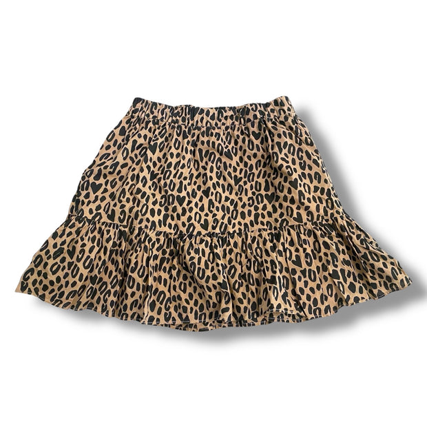 Size L (10-11) Crewcuts cotton leopard skirt Default Title / Large / Girl