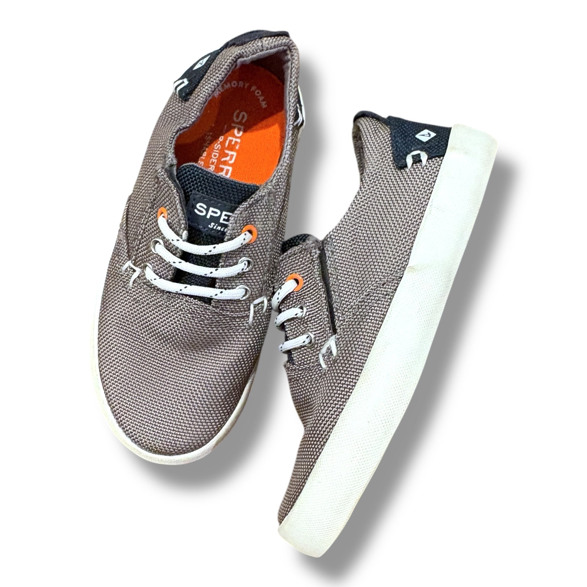 Size 10 toddler Sperry grey sneakers, velcro Default Title / 10 / -