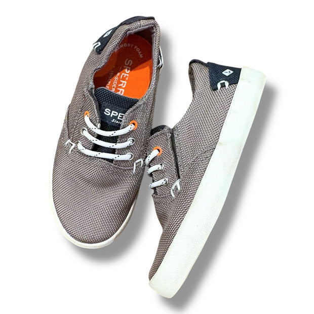 Size 10 toddler Sperry grey sneakers, velcro Default Title / 10 / -