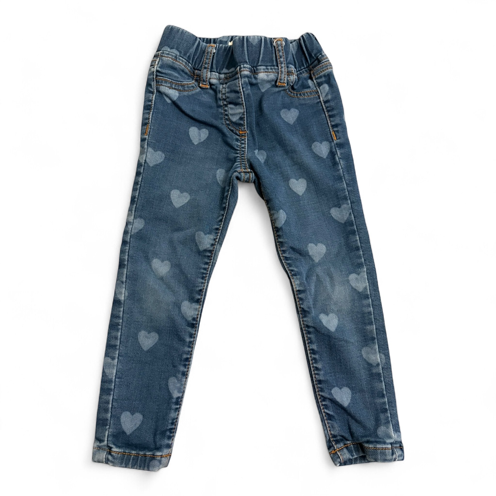 Size 3 Boden skinny jeans with hearts Default Title / 3 / Girl