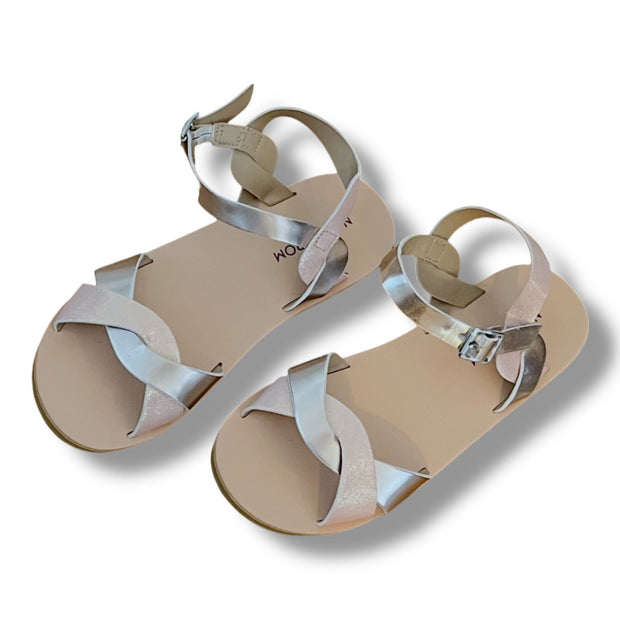 Size 11 toddler nordstrom gold sandals Default Title / 11 / -