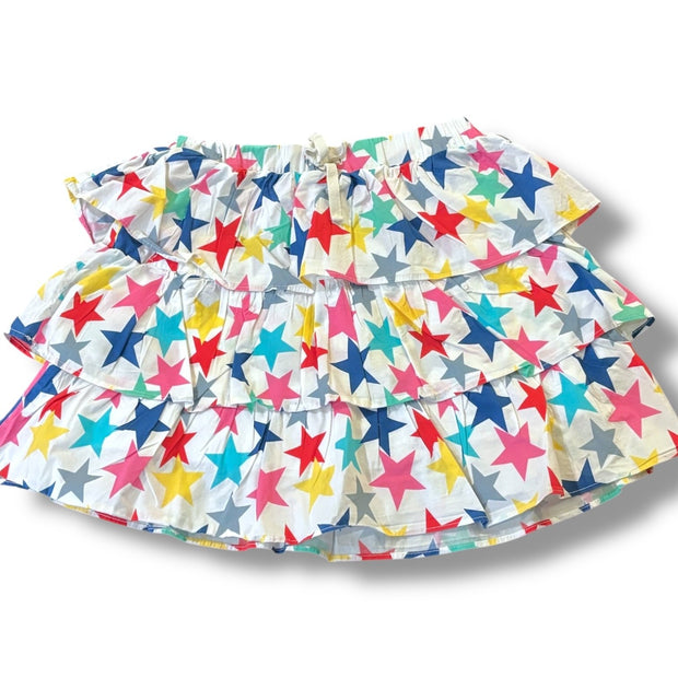 Size 10 Bisby tiered skirt w/ multicolored stars Default Title / 10 / Girl