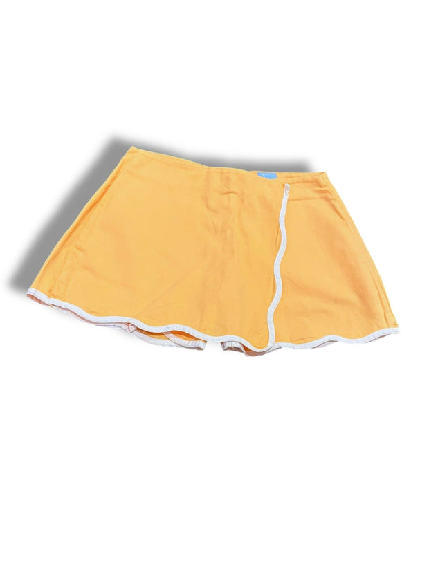 Size 10 Bella bliss orange skort with white trim Default Title / 10 / Girl