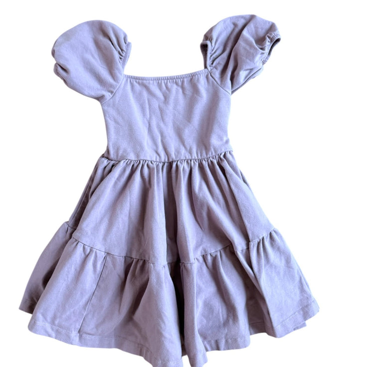 Size 3 Alice + Ames dusty purple dress with puff sleeves Default Title / 3 / Girl