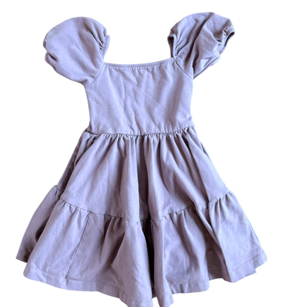Size 3 Alice + Ames dusty purple dress with puff sleeves Default Title / 3 / Girl