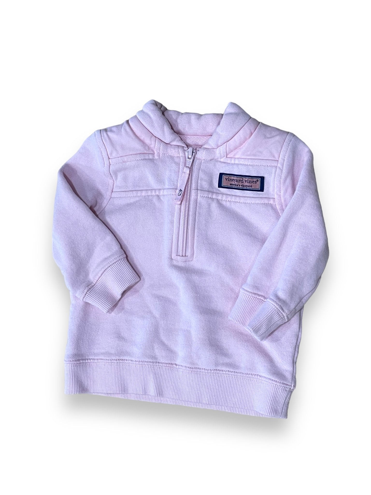 Size 3-6 Vineyard Vines pink quarter zip Default Title / 3-6 month / -