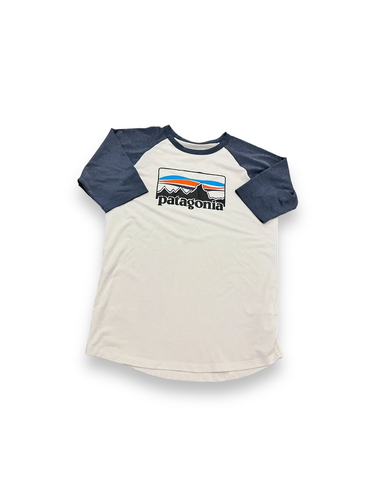Size 14 Patagonia reglan tee with mountain logo Default Title / 14 / Boy