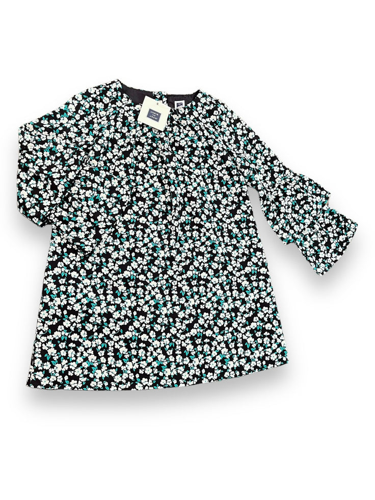 Size 4 Janie and Jack Navy Dress with White Flowers- NWT Default Title / 4 / Girl