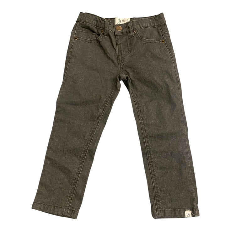 Size 2/3 Hope and Henry dark gray straight leg pants Default Title / 3-Feb / Boy