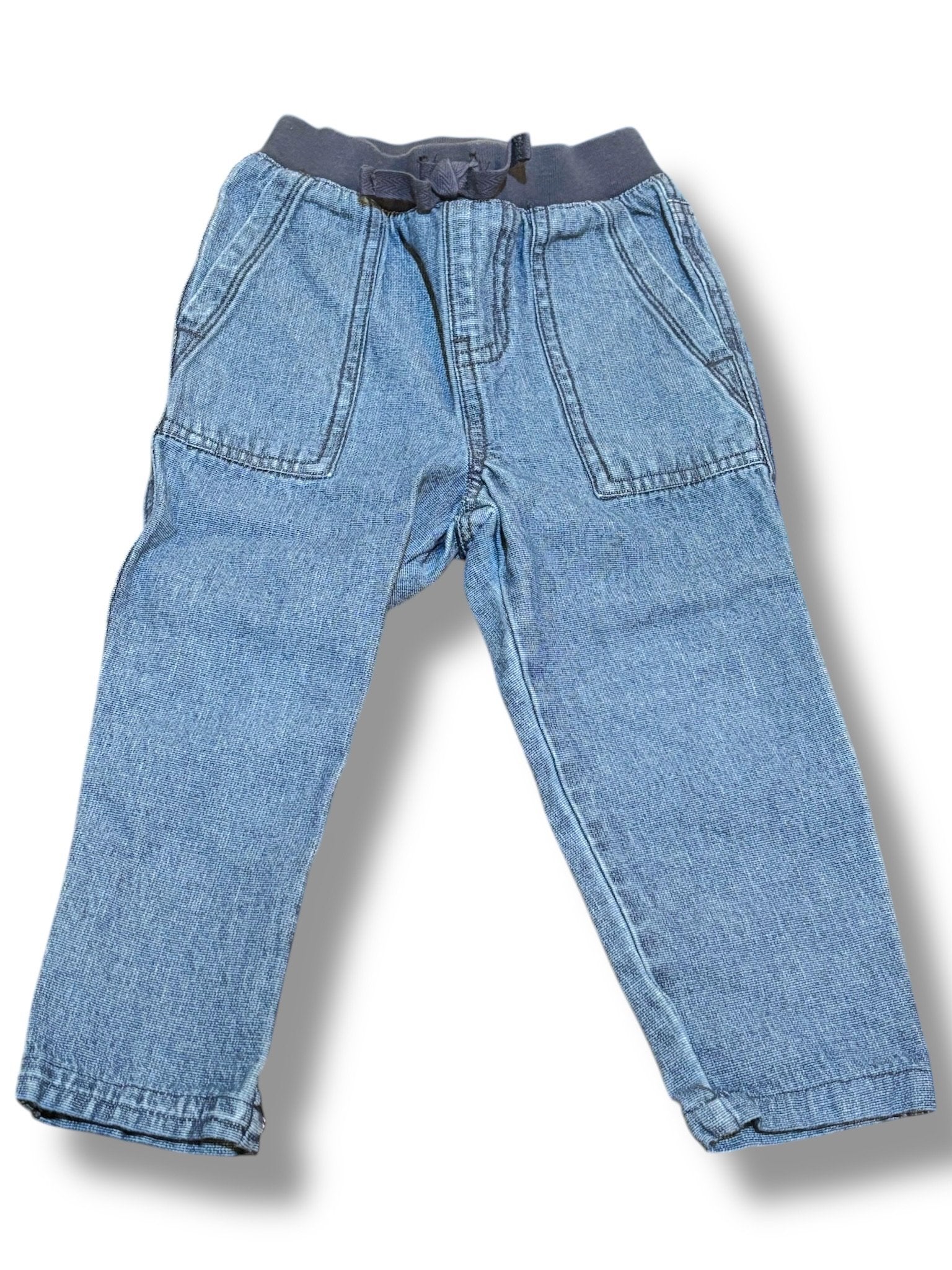 Size 2 Tea Collection pull-on jeans with soft waistband Default Title / 2 / Girl