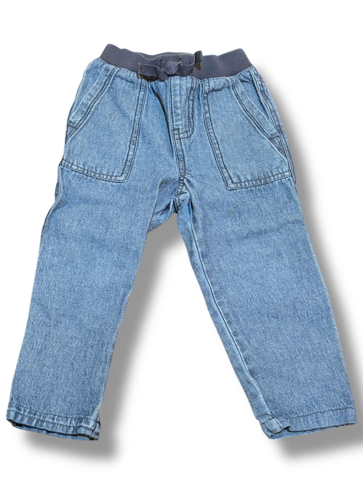 Size 2 Tea Collection pull-on jeans with soft waistband Default Title / 2 / Girl