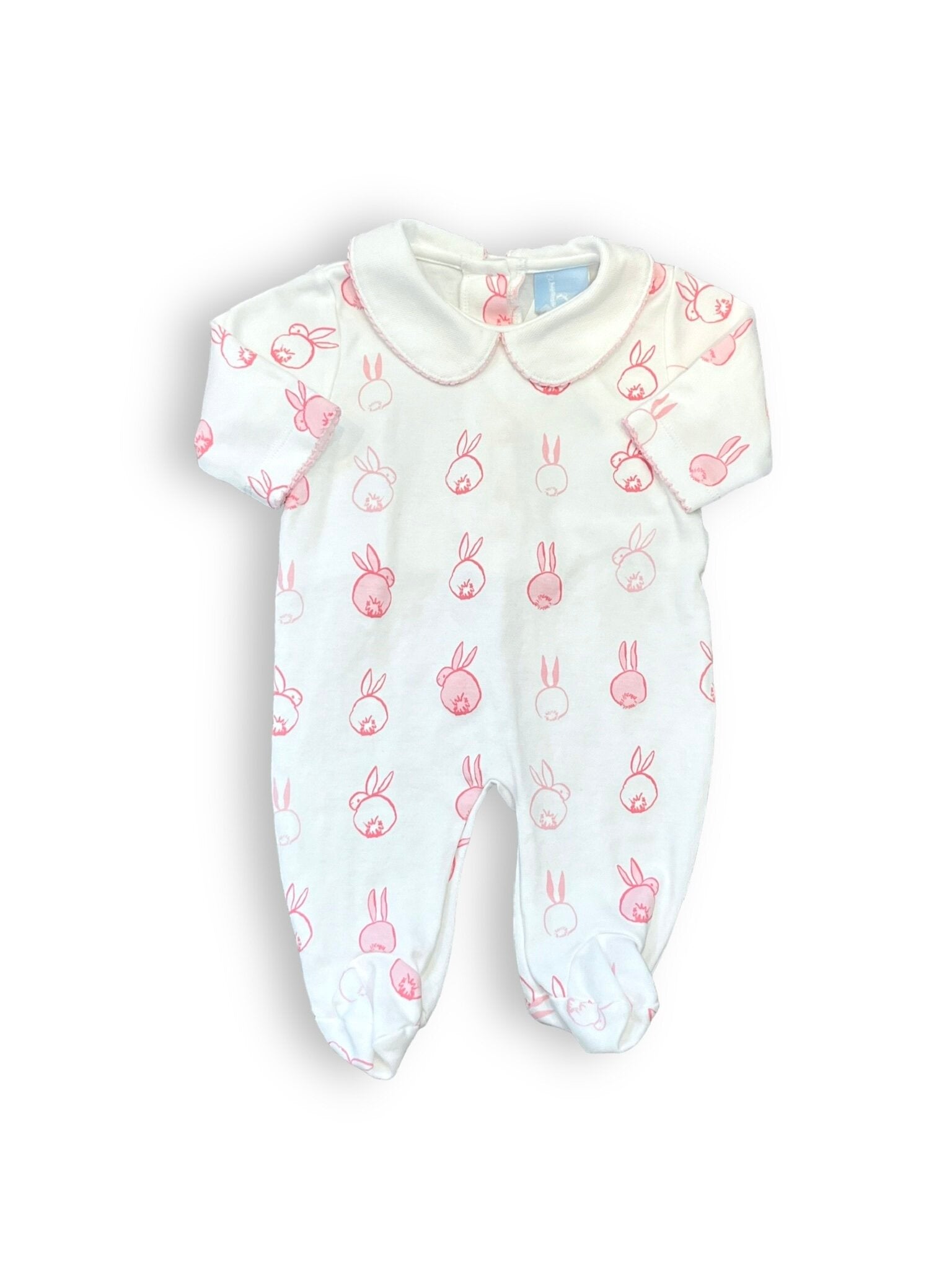 Size 3 month Bella bliss pink bunny sleeper with collar Default Title / 3 / Girl