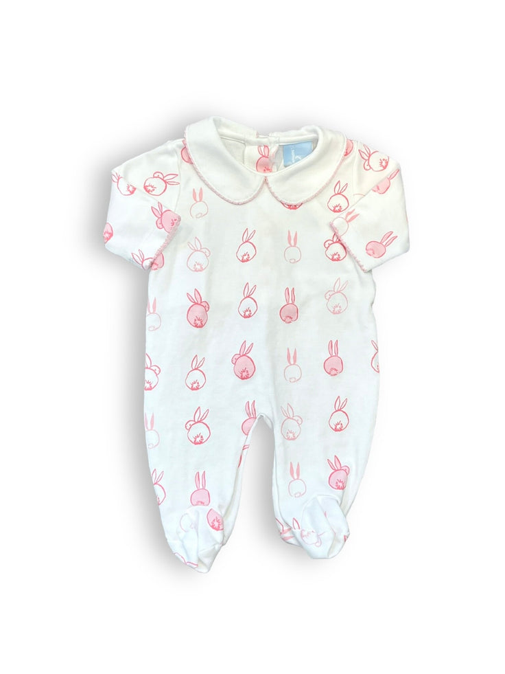 Size 3 month Bella bliss pink bunny sleeper with collar Default Title / 3 / Girl