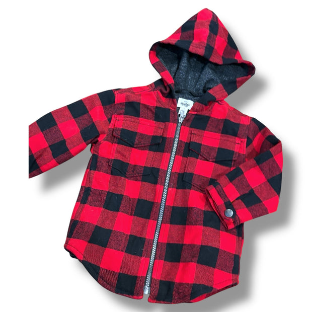 Size 2 Hatley red/black buffalo check jacket, lined Default Title / 2 / Boy