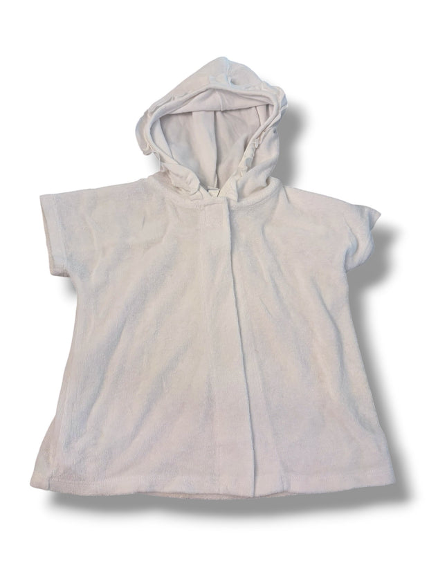 Size 24 month Florence Eiseman white terry hooded cover up Default Title / 2 / Girl