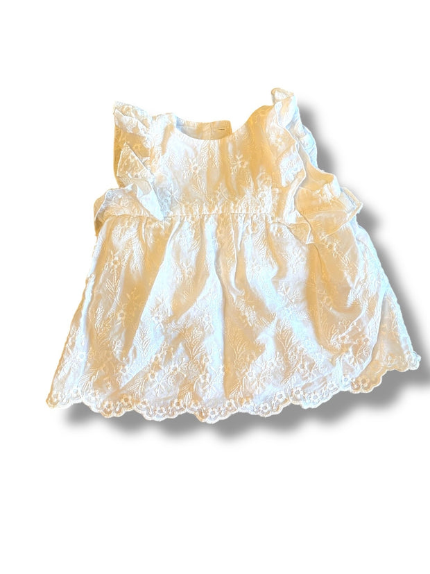 Size 3-6 month Zara white lace dress Default Title / 3-6 month / -