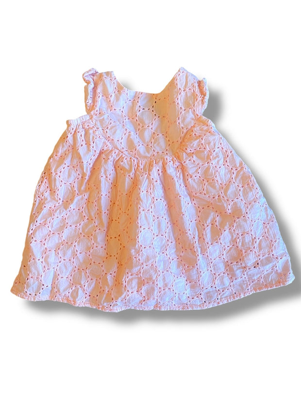 Size 3-6 month Tea Collection pink eyelet lace dress with bloomers Default Title / 3-6 month / Girl