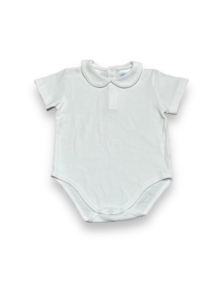 Size 12 month Bailey Boys peter pan collar onesie Default Title / 12 / Boy