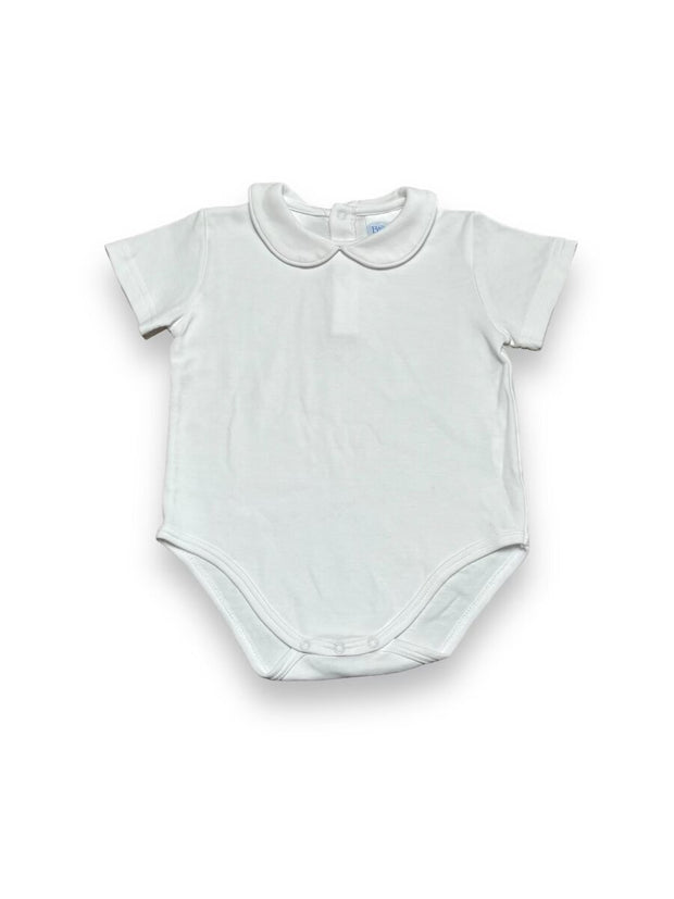 Size 12 month Bailey Boys peter pan collar onesie Default Title / 12 / Boy
