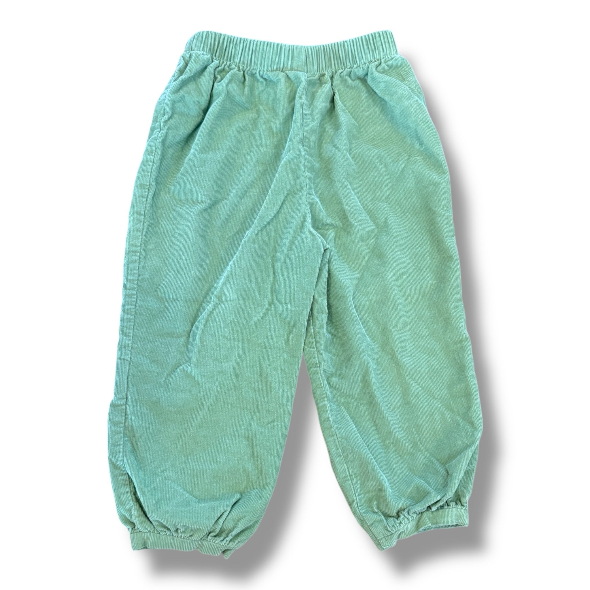 Size 24 month Little English green corduroy pull on pants Default Title / 2 / Boy