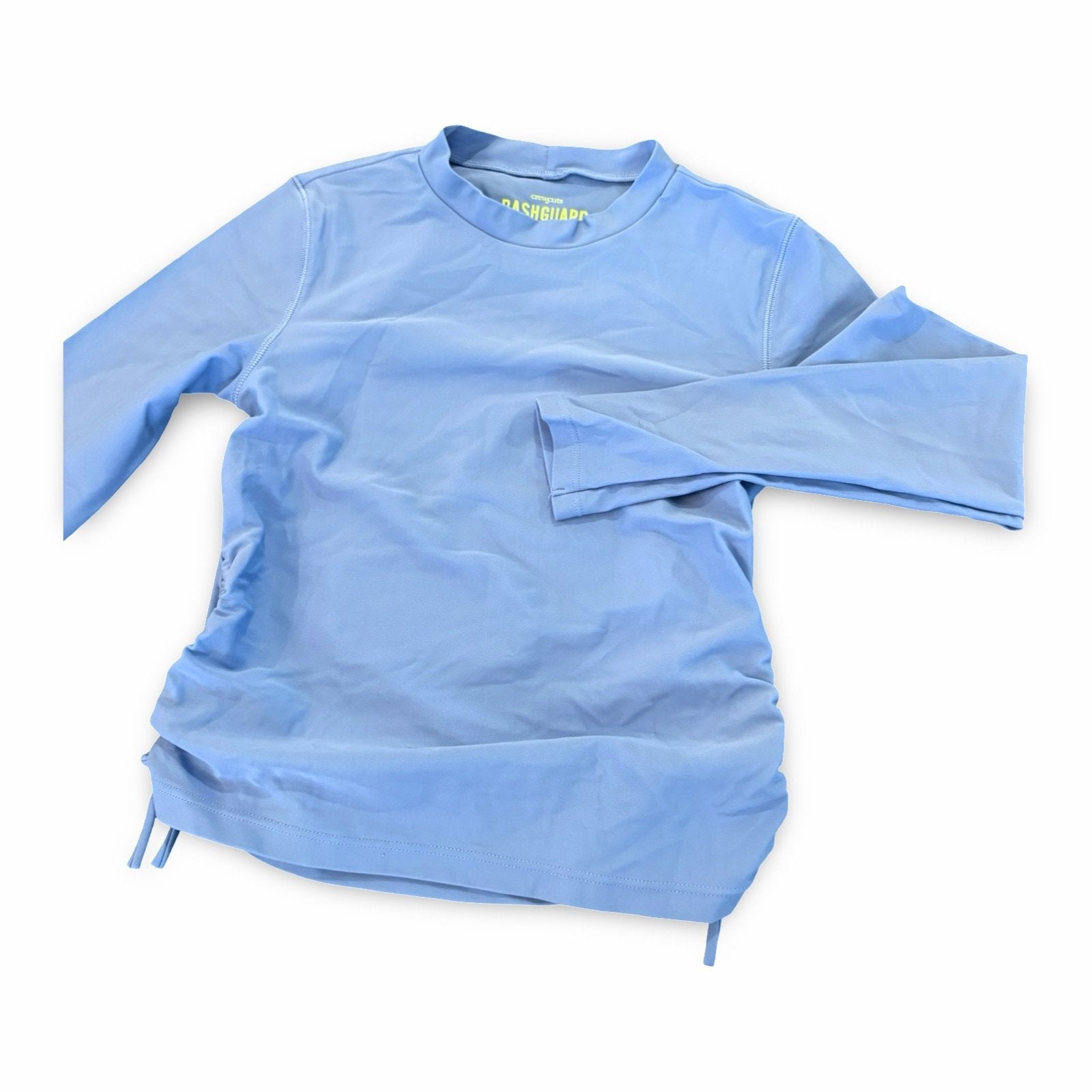 Size 8 Crewcuts blue long sleeve cinch sides rash guard Default Title / 8 / Girl