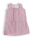 Size 4 Kayce Hughes shift dress with red, pink, white geometric design Default Title / 4 / Girl