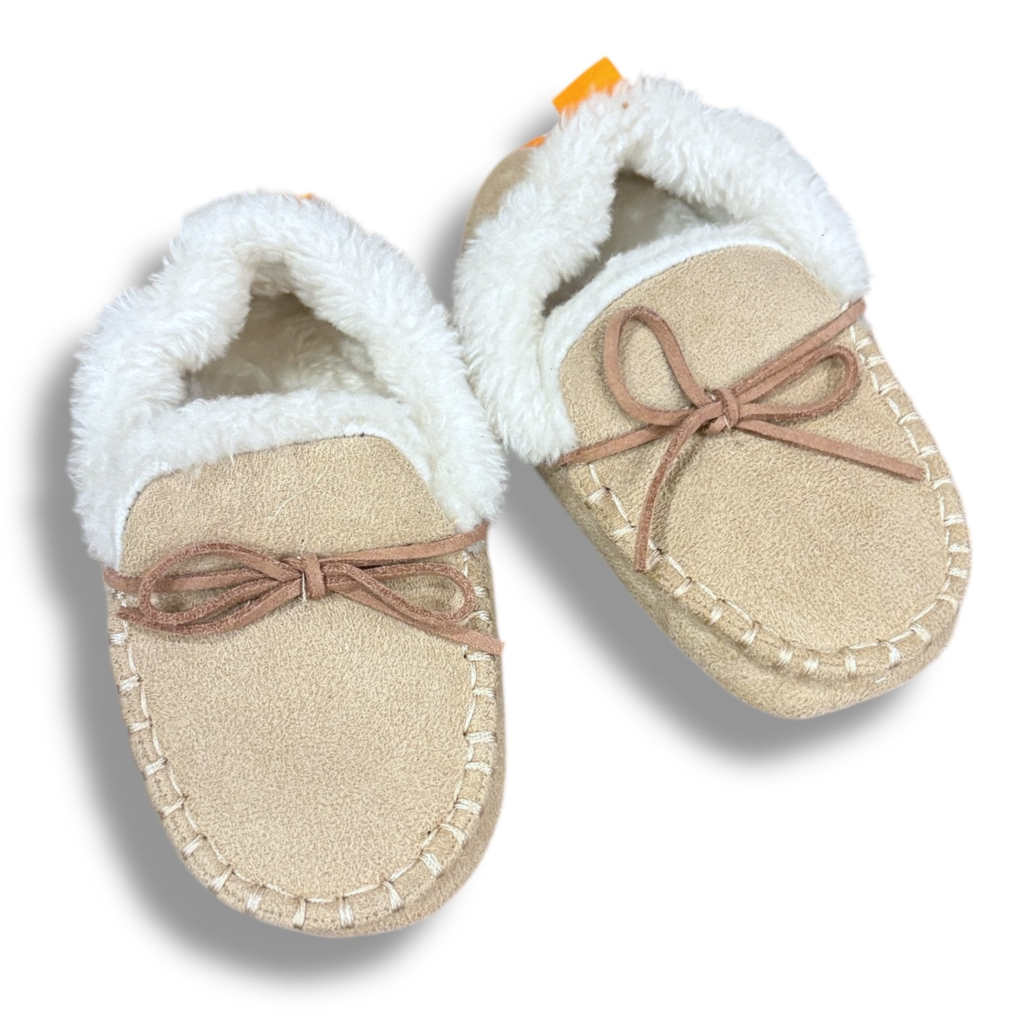 Size 24 month Skidders tan mocassin slippers Default Title / 2 / -