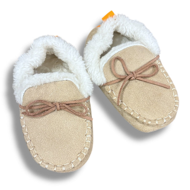 Size 24 month Skidders tan mocassin slippers Default Title / 2 / -
