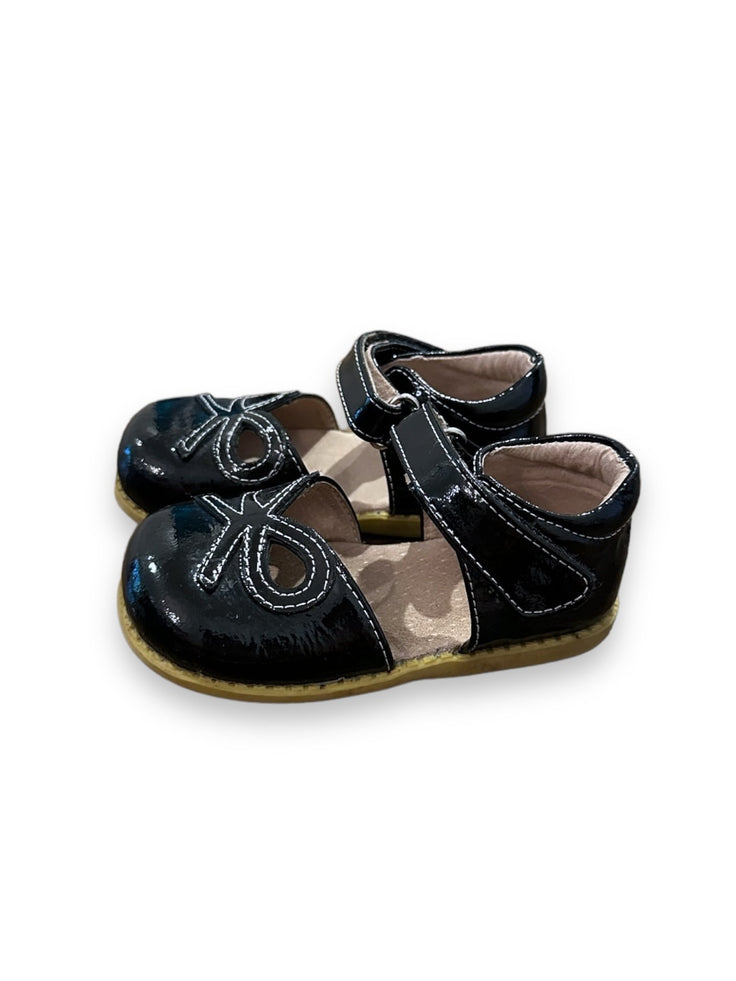 Size 7 Toddler Livie and luca black mary jane, bow cut out Default Title / 7 / -